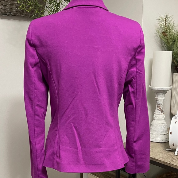 White House Black Market Purple Blazer - Picture 6 of 8